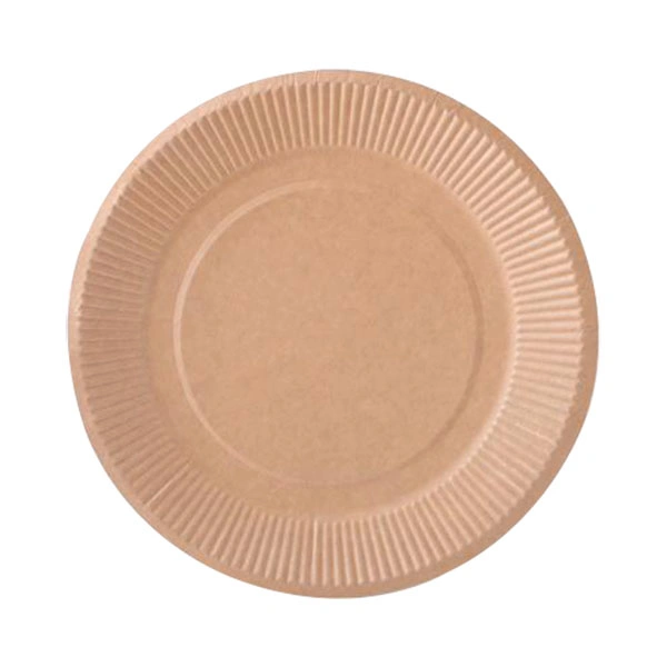 Disposable Compostable Round Square Paper Plate Party Supply