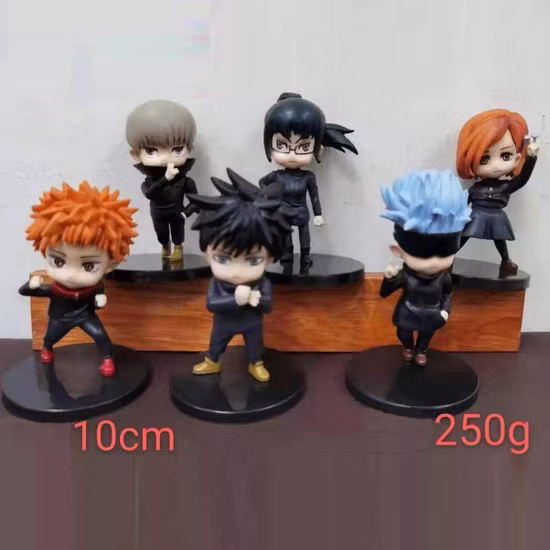 OEM / ODM Demon Slayer Figura de acción Trabajo hecho a mano Modelo de animación periférica Venta al por mayor Figura de anime de plástico 3D Juguetes Accesorios para pasteles Demon Slayer
