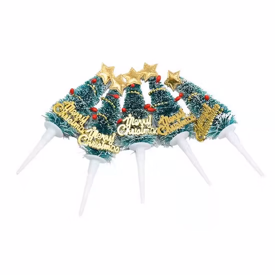 Venta caliente de adorno de pastel de árbol de Navidad para decoración
